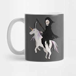 Death Riding Unicorn Mug